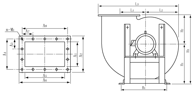 F4-72風(fēng)機(jī)外形尺寸